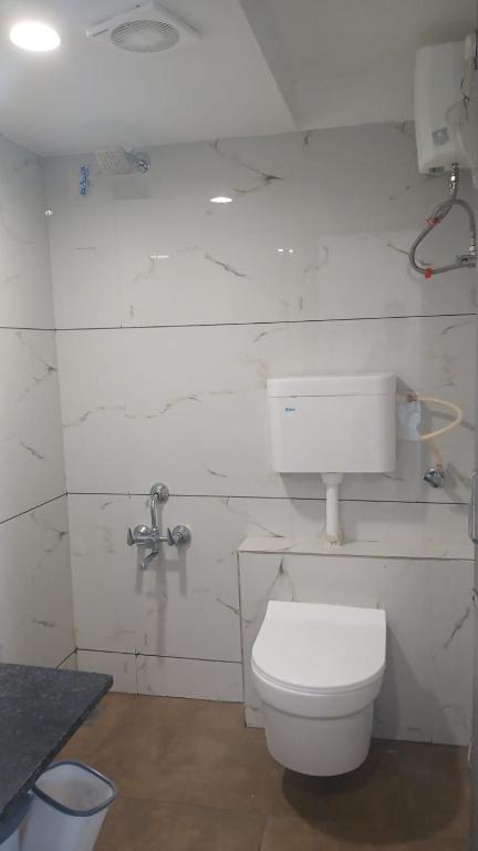 Koupelna v ubytování hotel radhe krishna