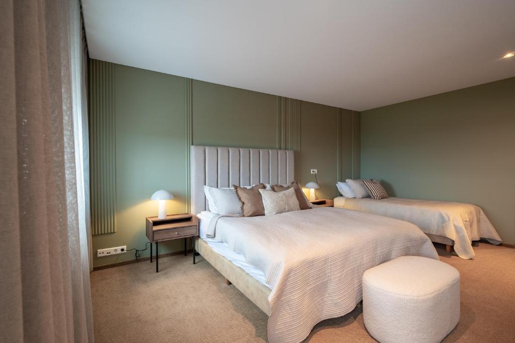 Postel nebo postele na pokoji v ubytování Hotel Vest Mar