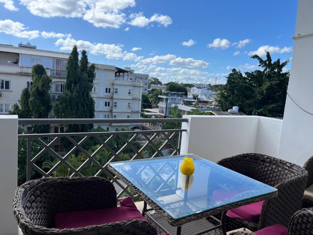 Balkón nebo terasa v ubytování Fortuna Beach