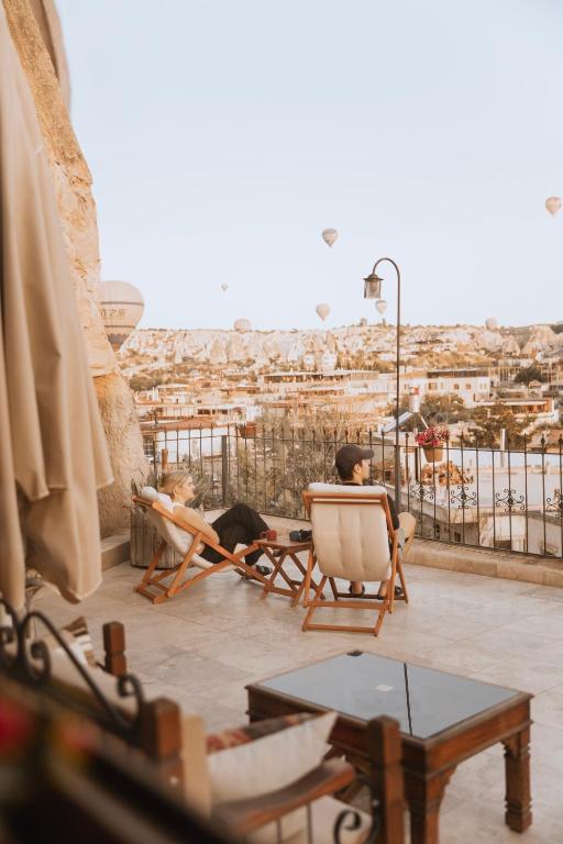 Balkón nebo terasa v ubytování Paradise Cappadocia Hotel