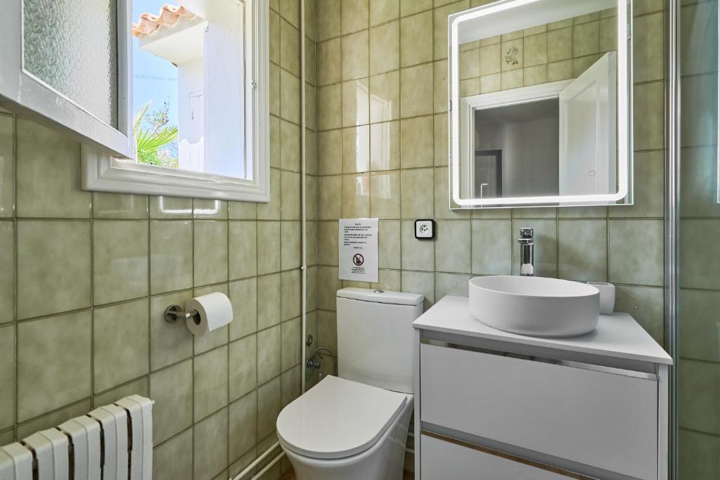 Koupelna v ubytování Villa Retorn