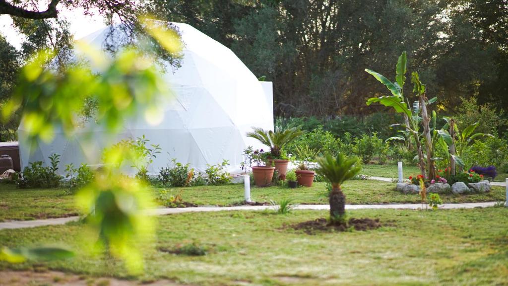 Zahrada ubytování La Fontana Glamping