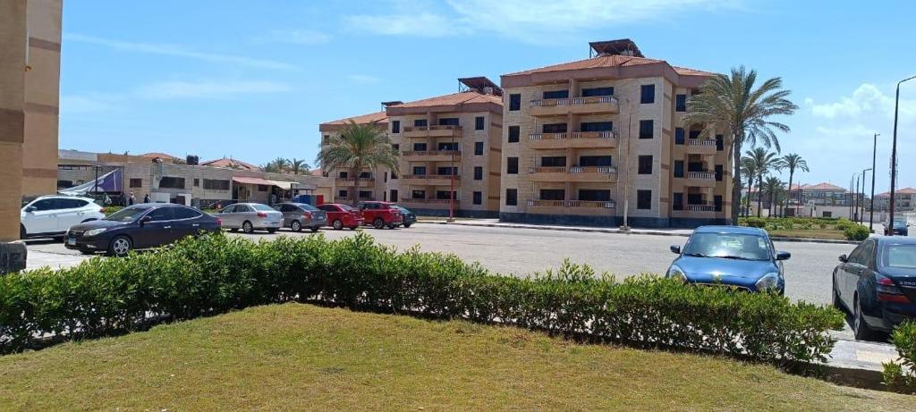 Budova, kde se aparthotel nachází