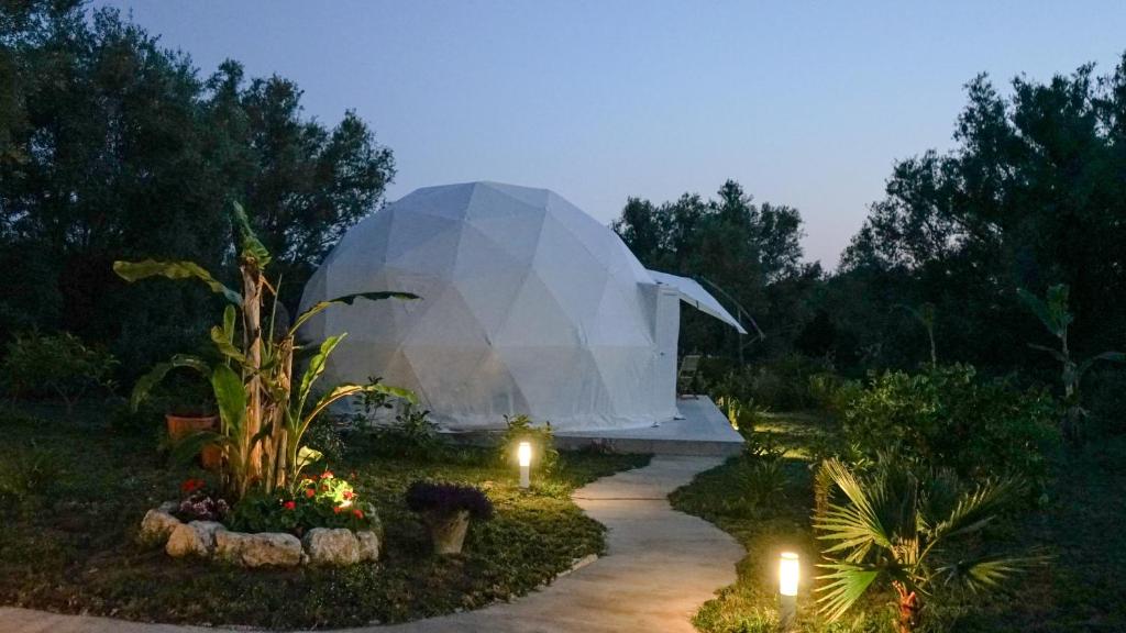 Zahrada ubytování La Fontana Glamping
