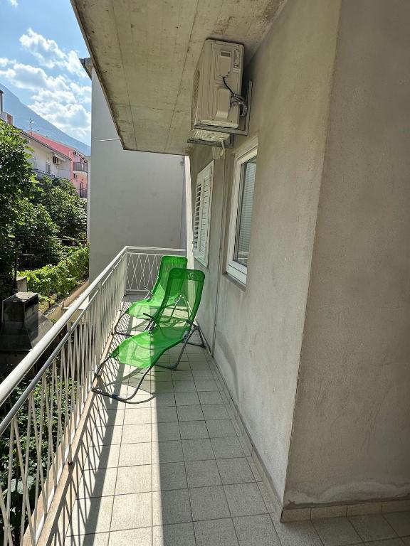 Balkón alebo terasa v ubytovaní Apartman Adriatic Pavlinovic - Makarska