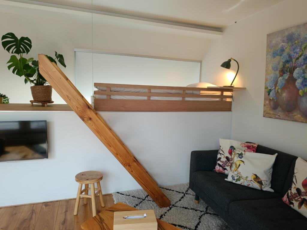 Posezení v ubytování Loftsuite