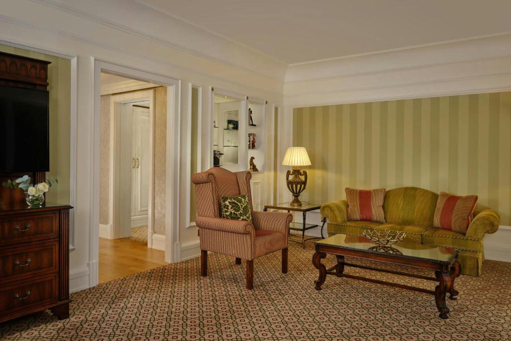 Posezení v ubytování Powerscourt Hotel, Autograph Collection