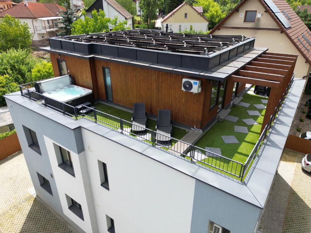 Budynek, w którym mieści się apartament