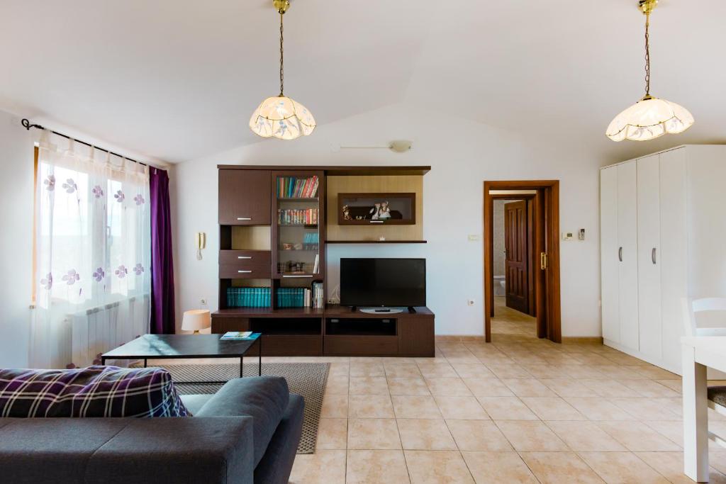 Posezení v ubytování Villa Krasa sea view apartmants with pool