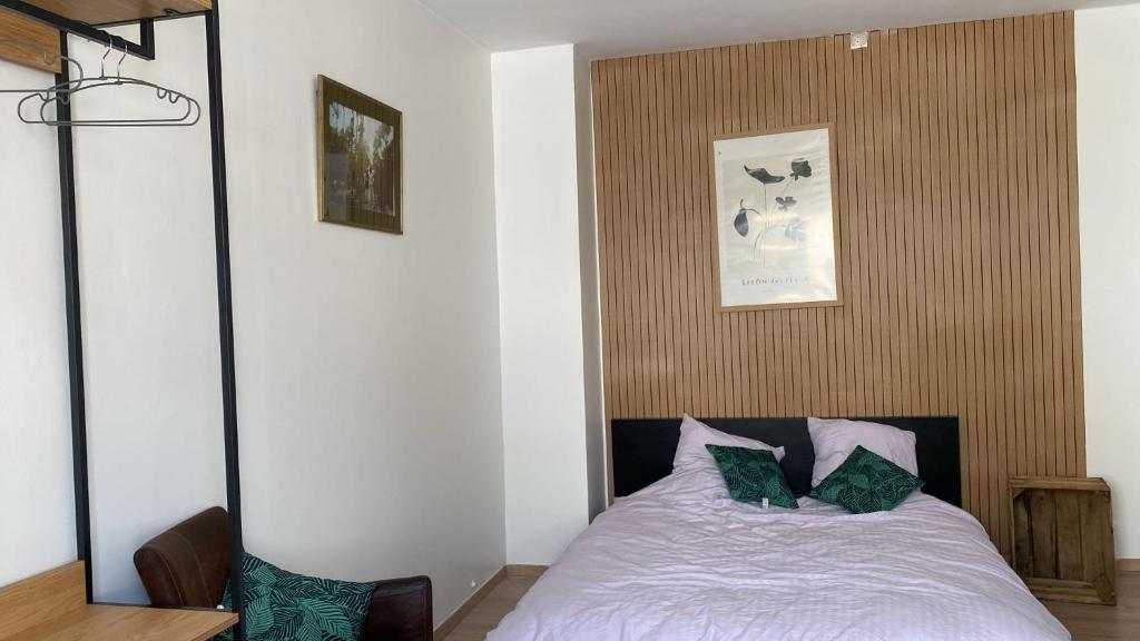 Postel nebo postele na pokoji v ubytování Guanto vakantiewoning