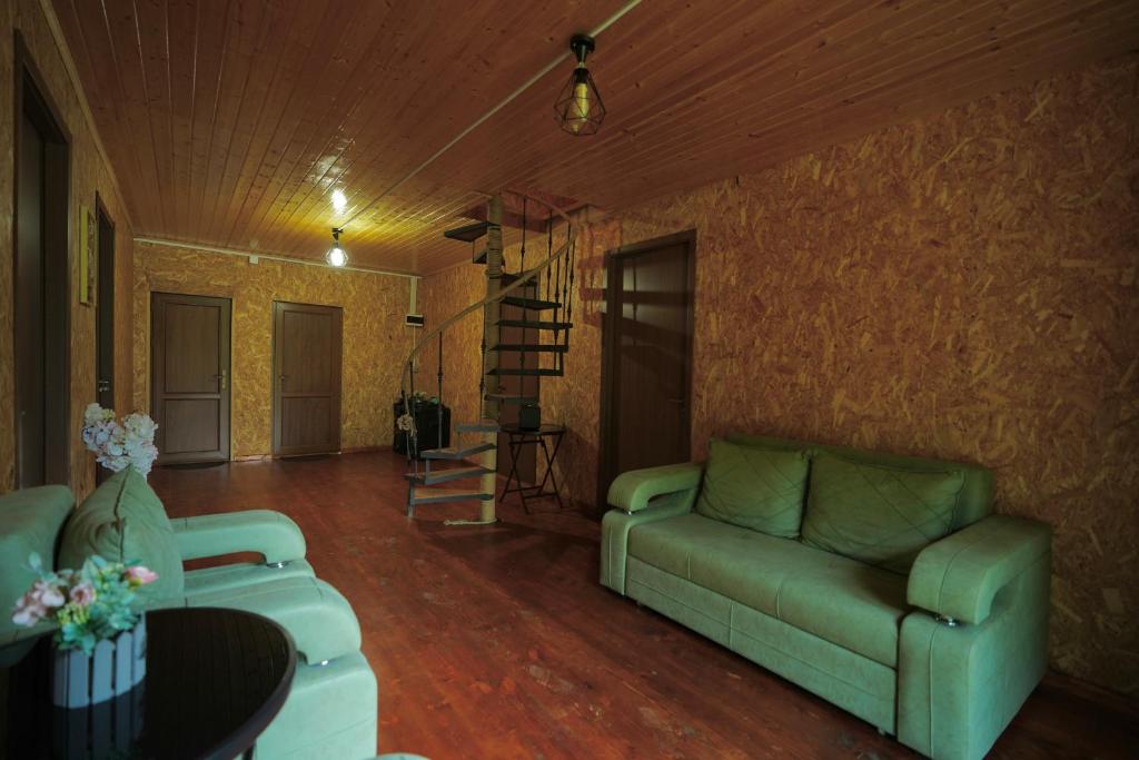 Posezení v ubytování Nahei Cottage Martvili