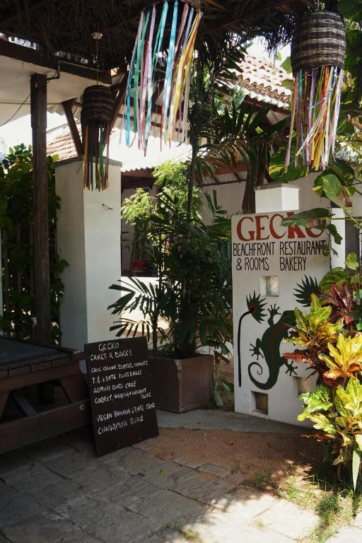 Zahrada ubytování Gecko Restaurant & Rooms