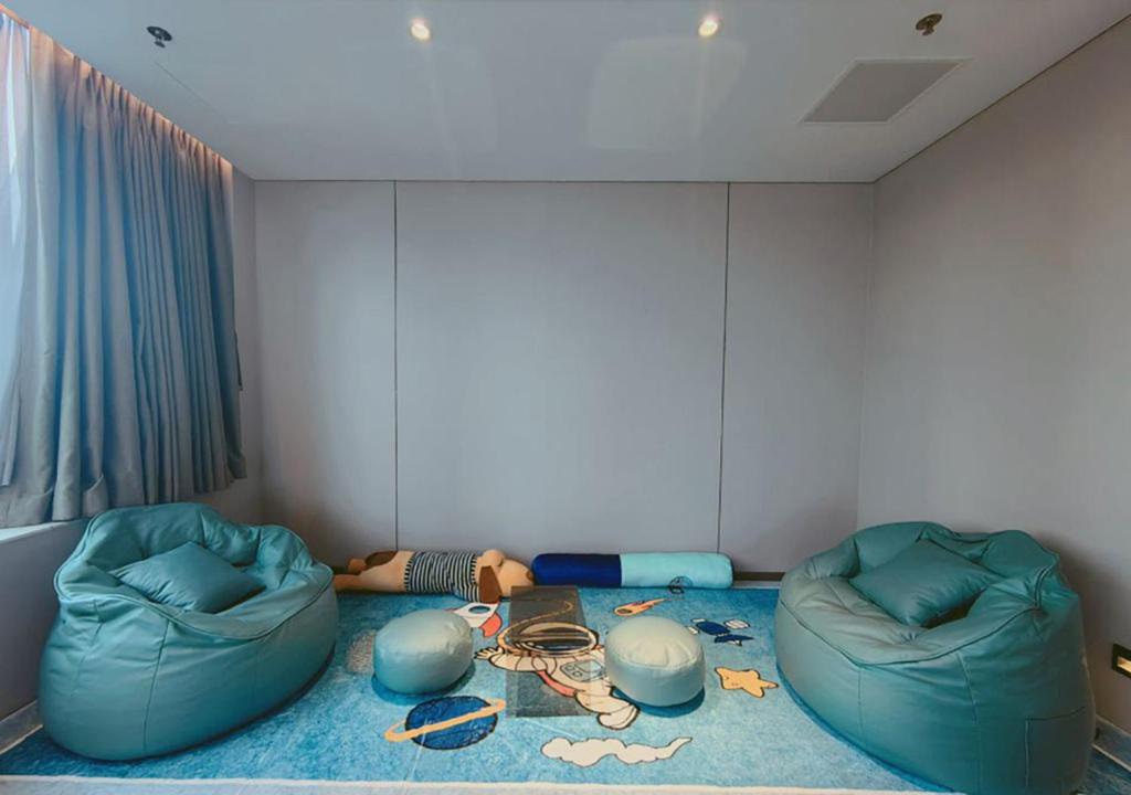 Posezení v ubytování Atour Hotel Shenzhen Luohu Shuibei IBC