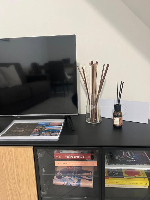 TV a/nebo společenská místnost v ubytování Ardesia apartment