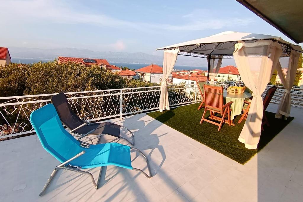 Balkón nebo terasa v ubytování Apartment Magnolia