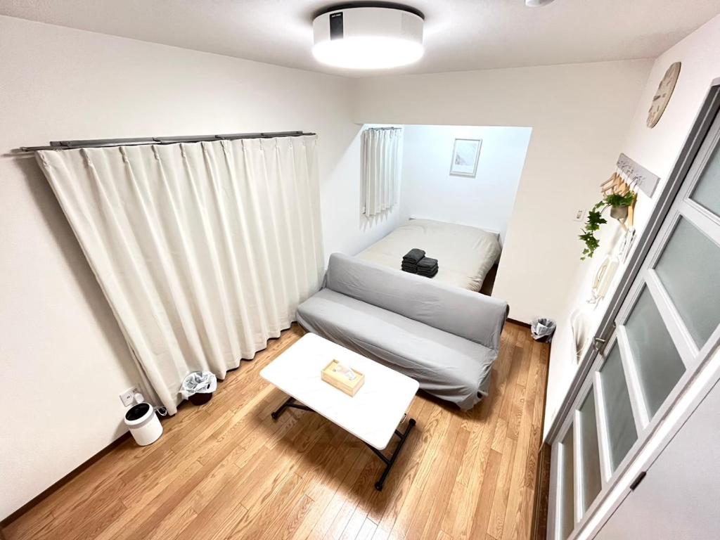 Χώρος καθιστικού στο Discover Fukuoka House