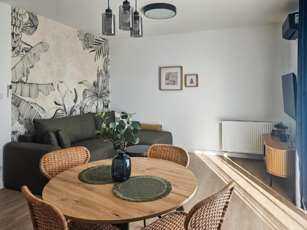 Χώρος καθιστικού στο Kairos Apartments -Portos- darmowy parking, klimatyzacja