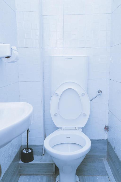 Koupelna v ubytování Lazarus Kaka Hotel Urbane