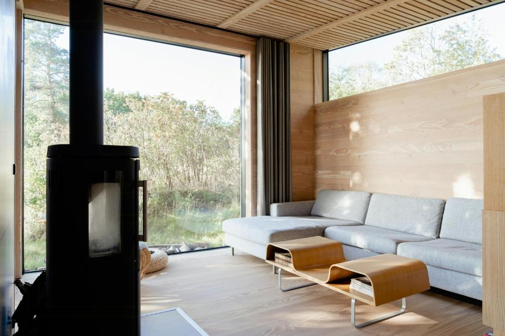Posezení v ubytování Feel The Nature Inside In Architect-Designed Gem