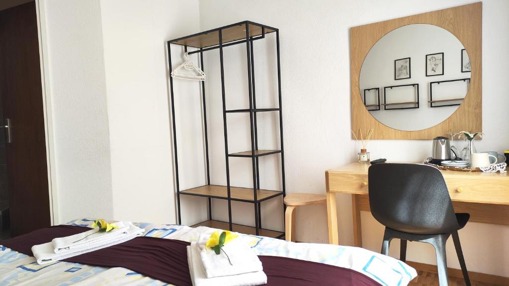 Postel nebo postele na pokoji v ubytování Hotel Scaletta