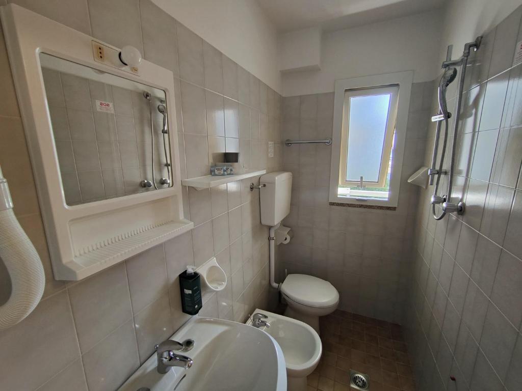 Koupelna v ubytování Hotel Anna
