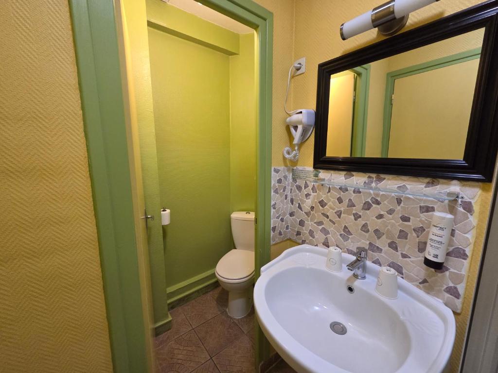 Koupelna v ubytování Hotel Magdeleine