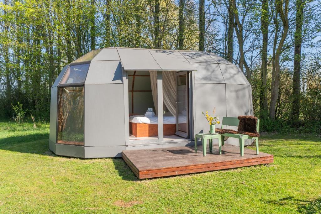 Κήπος έξω από το Cabin Buteo Buteo