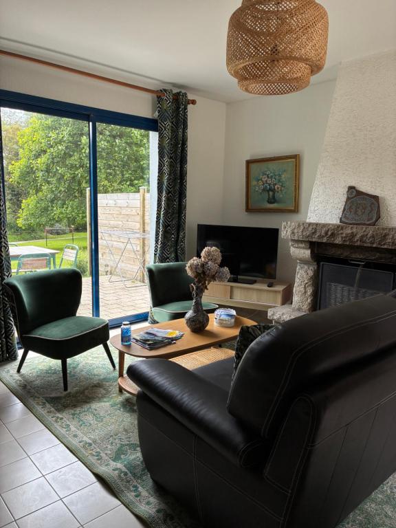 Posezení v ubytování Gîte Maez 4 pers 29450 sizun