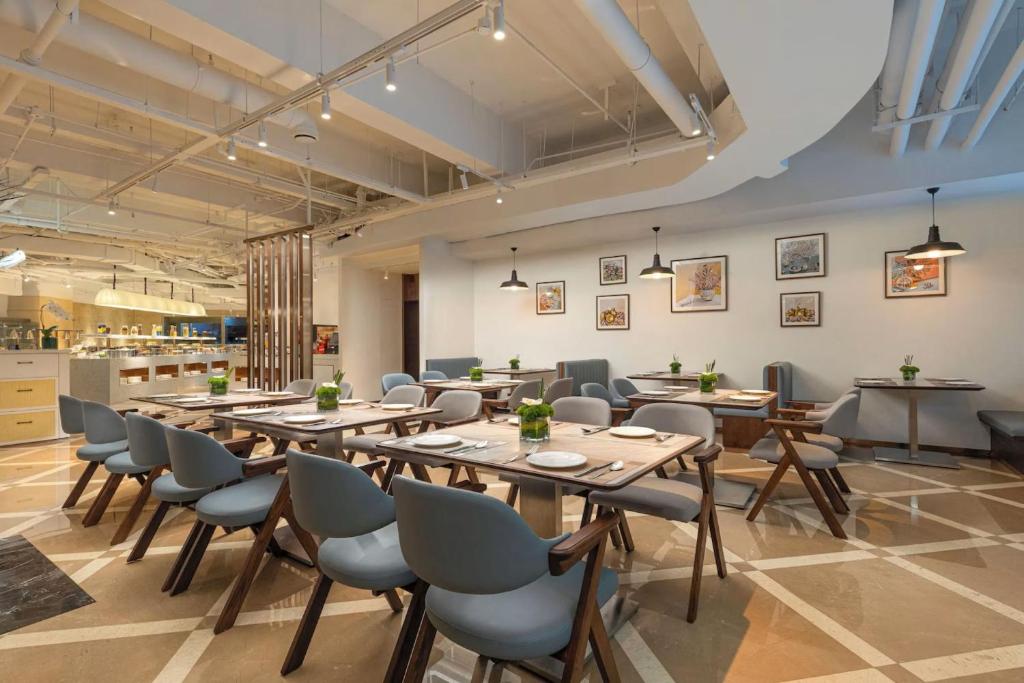 Posezení v ubytování Hotel Loft Near IGI Airport Delhi