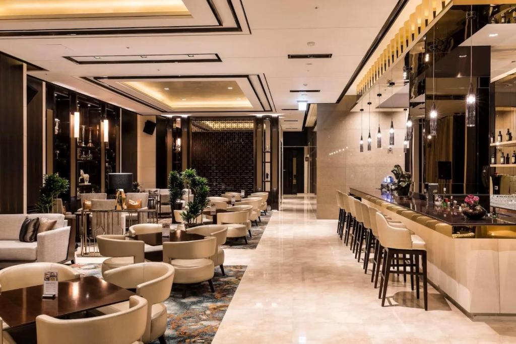 Posezení v ubytování Hotel Loft Near IGI Airport Delhi