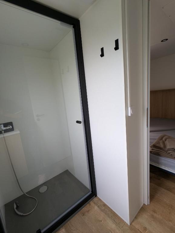 Postel nebo postele na pokoji v ubytování Gîte - Chez Gabriel et Julie