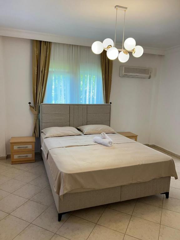 Postel nebo postele na pokoji v ubytování Villabelek8