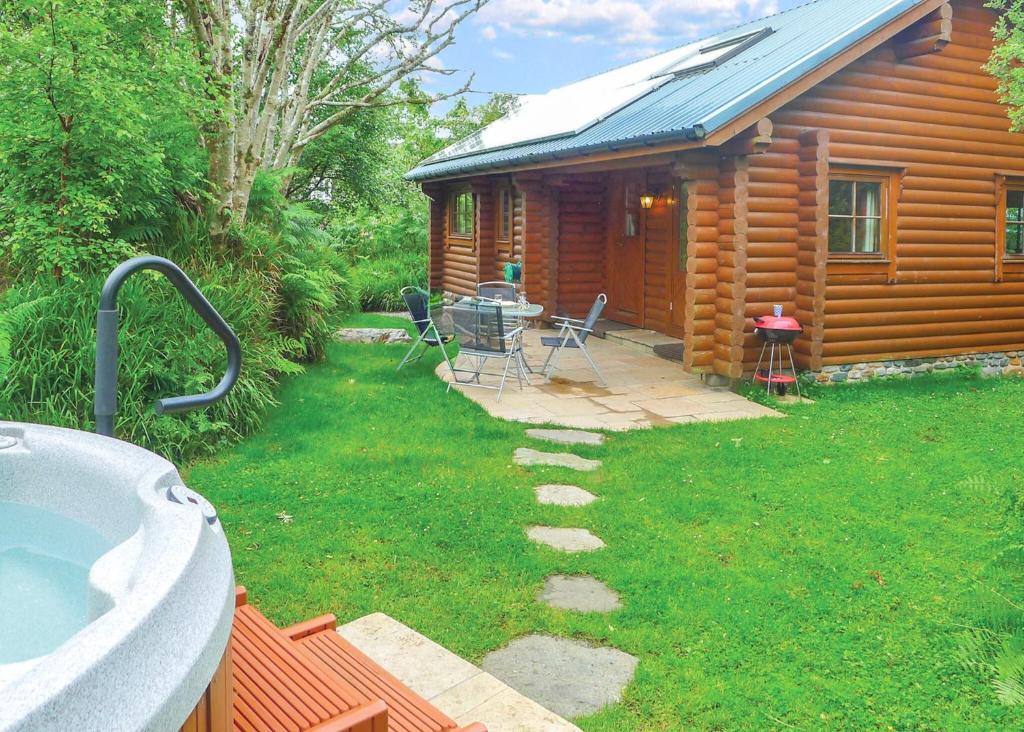 Zahrada ubytování Loch Shuna Lodges