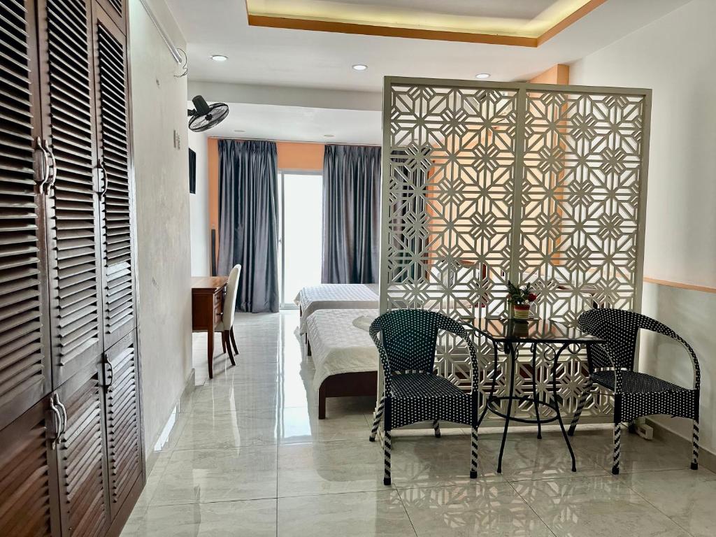 Posezení v ubytování Nam Anh 2 Hotel