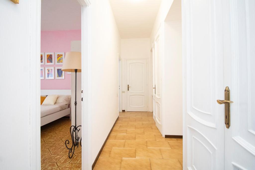 Postel nebo postele na pokoji v ubytování casa a colori