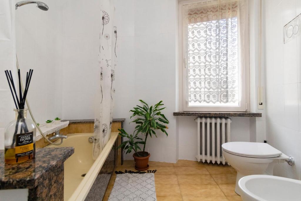 Koupelna v ubytování casa a colori