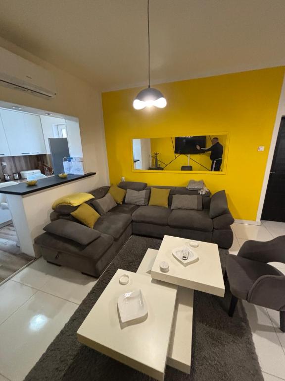 Kuchyň nebo kuchyňský kout v ubytování Apartmani Keka