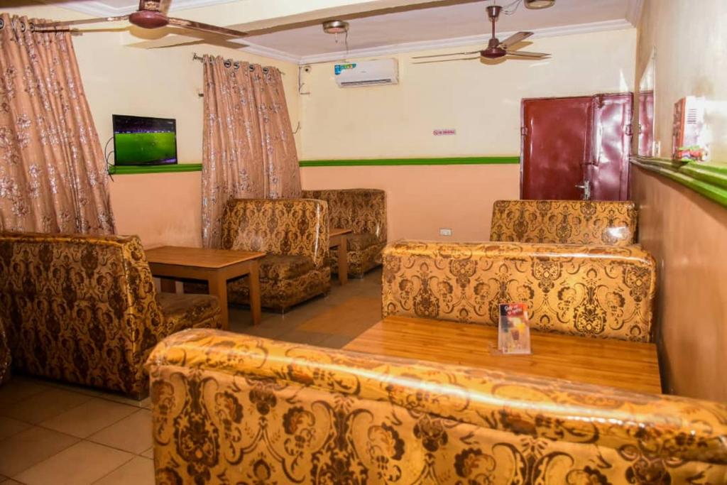 Posezení v ubytování Abba Suites