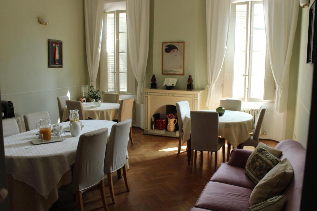 Posezení v ubytování B&B Del Vescovado