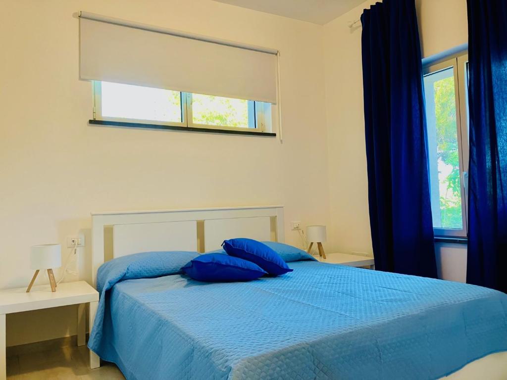 Postel nebo postele na pokoji v ubytování A due passi da Sansone