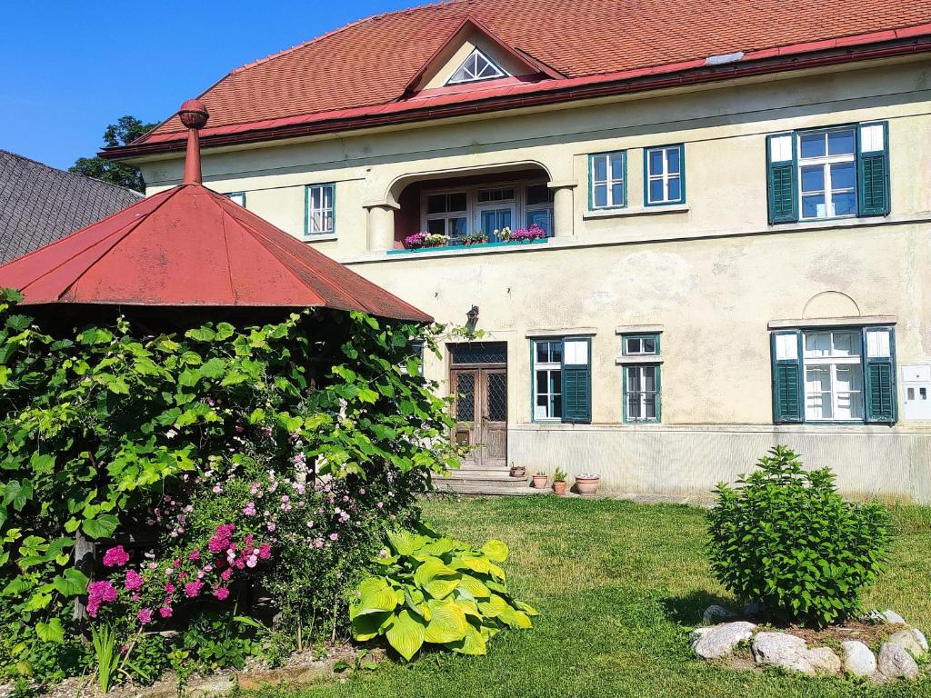 Zahrada ubytování Vila Jasna