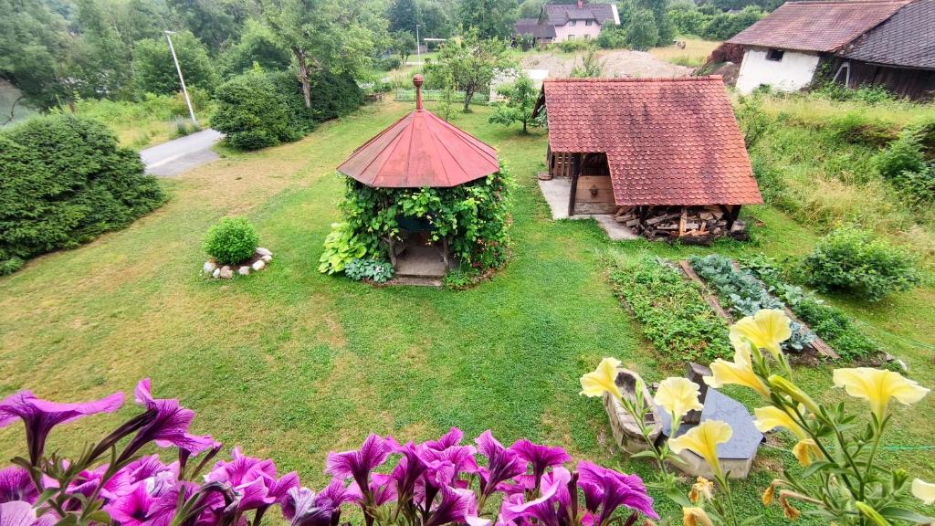Zahrada ubytování Vila Jasna