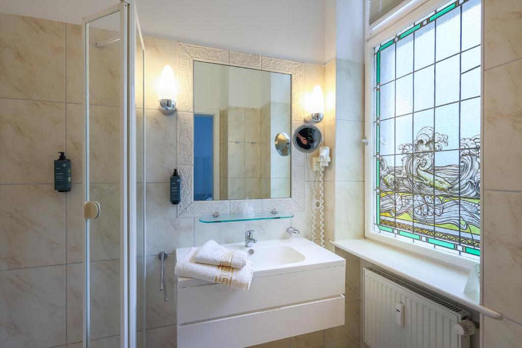 Koupelna v ubytování Hotel Augusta Am Kurfürstendamm