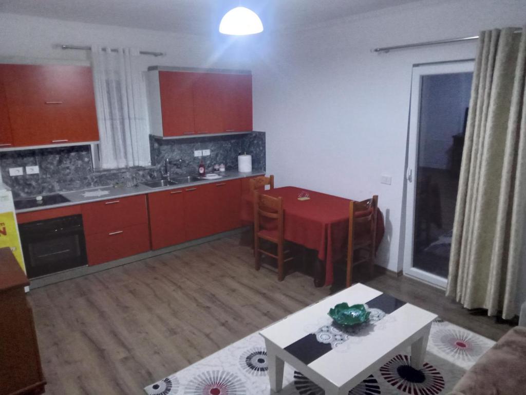 Kuchyň nebo kuchyňský kout v ubytování anjel home