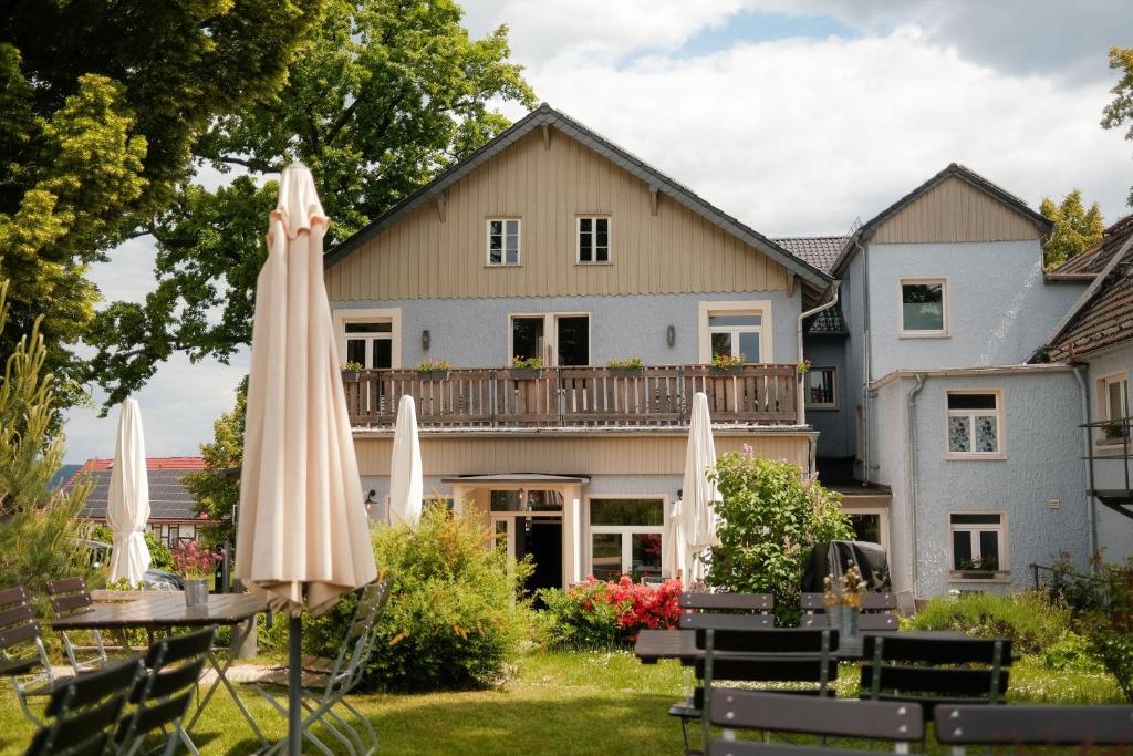Zahrada ubytování Logis Hotel QUARTIER 5, Sächsische Schweiz, mit Restaurant, Café & Bar