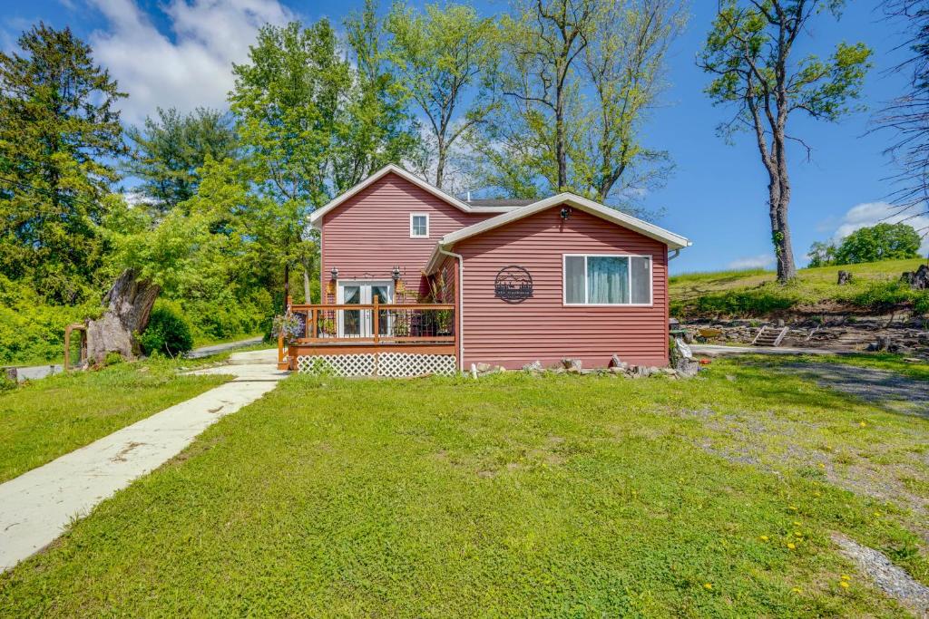 Zahrada ubytování 4 Mi to Dtwn Catskill Mtn-View Home