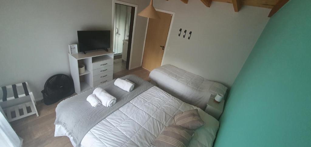 Postel nebo postele na pokoji v ubytování Hygge Haus