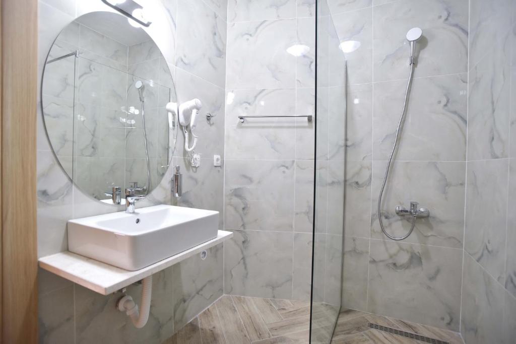 Koupelna v ubytování Apartments Jadranski Biser