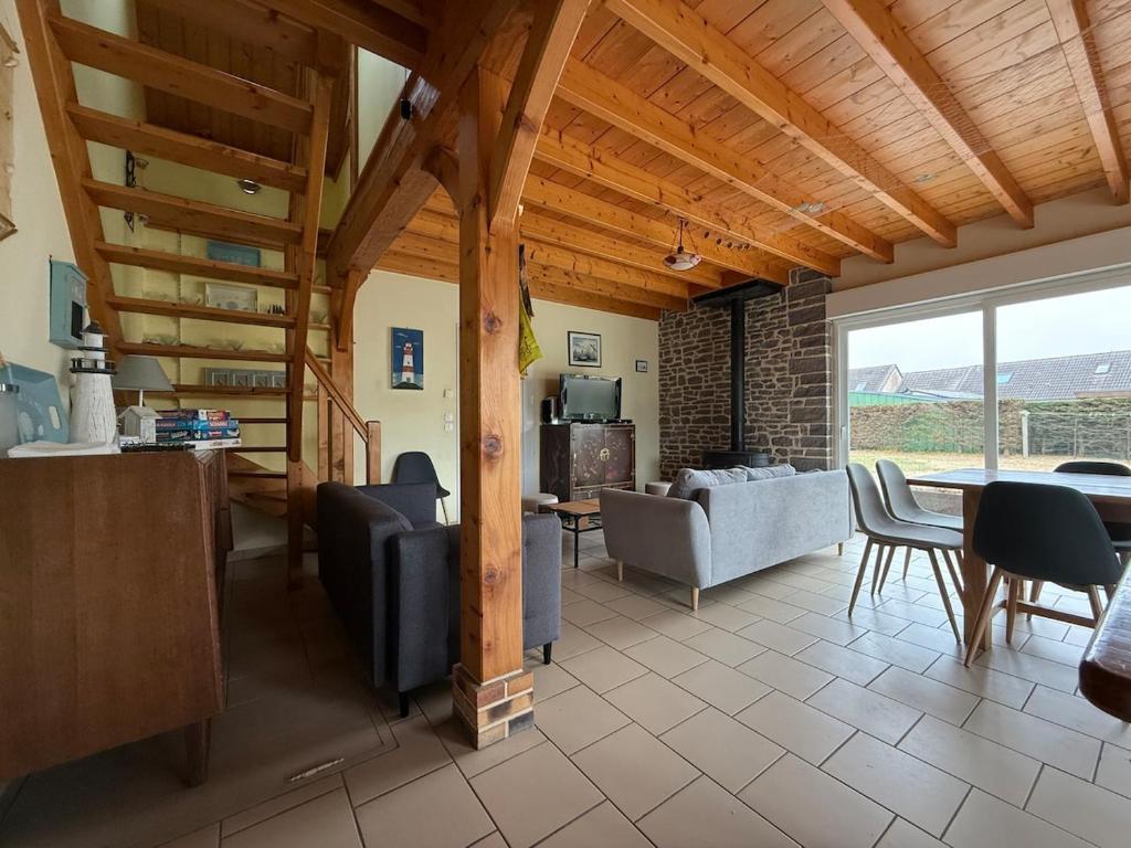 Posezení v ubytování maison a 400m de la mer