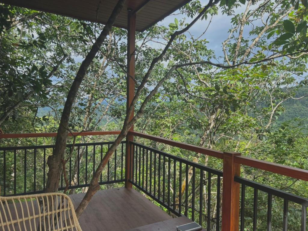 Balkón nebo terasa v ubytování Trance rabara resort